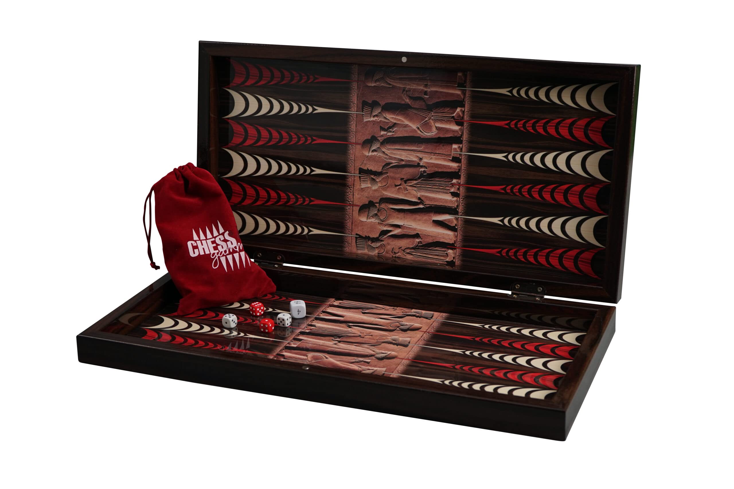Backgammon Set Antico 20 Pollici