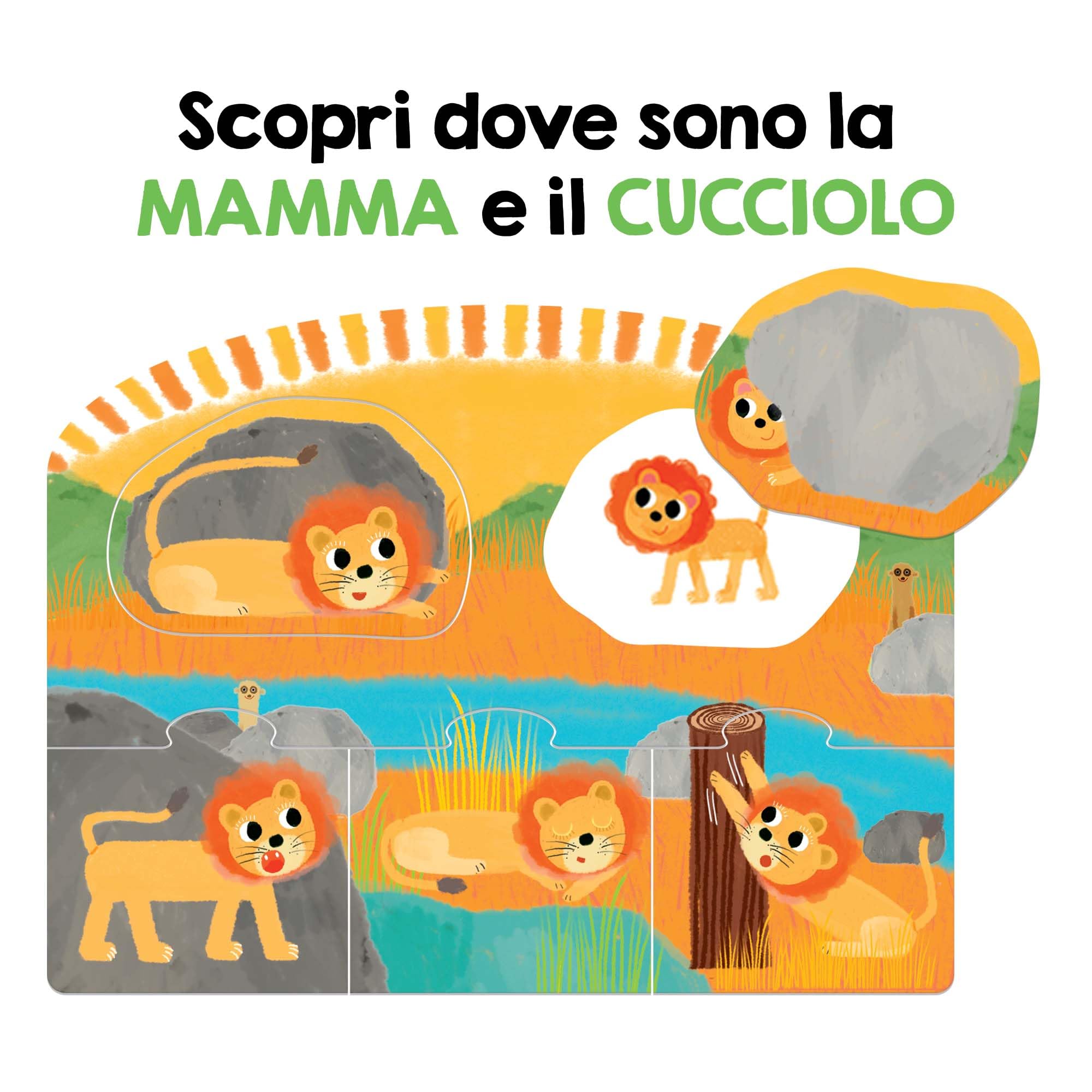 HEADU - Chi Cosa Dove - Giochiamo a Parlare Con Gli Animali! | Giochi Educativi 2 3 4 5 Anni, Sviluppo Linguaggio Bambini, Gioco Didattico, Giochi da Tavolo Bambini, Regalo Bambina, Regalo Bambino
