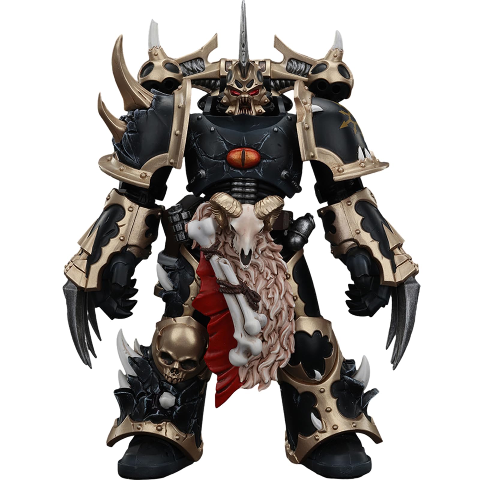 JOYTOY Warhammer 40k Chaos Space Marines, Chaos Space Marines Black Legion Chosen with Lightning Claws 1/18 Action Figure