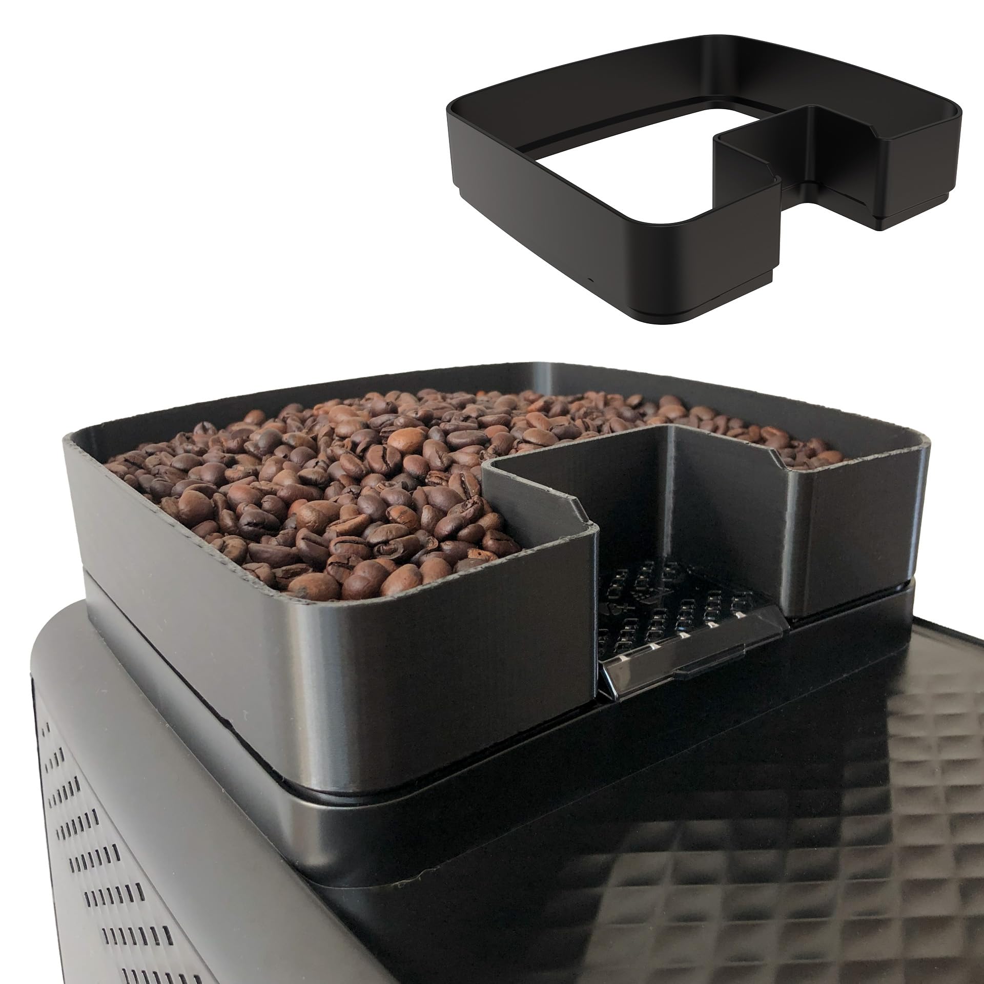 Porta chicchi di caffè per Philips EP 1200 – 2200 – 5400 Aggiunge capacità extra alla tua macchina Accessorio per macchina da caffè Philips (1,5 litri)