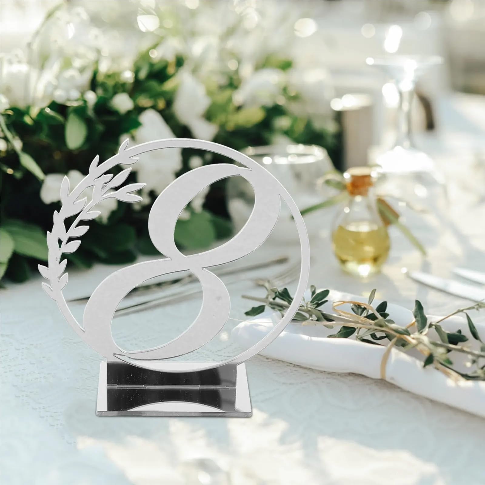 Tarjetas de números mesa redonda, señales reservadas for recepción boda, banquetes, fiesta, decoración restaurante, 15 Uds Para Bodas
