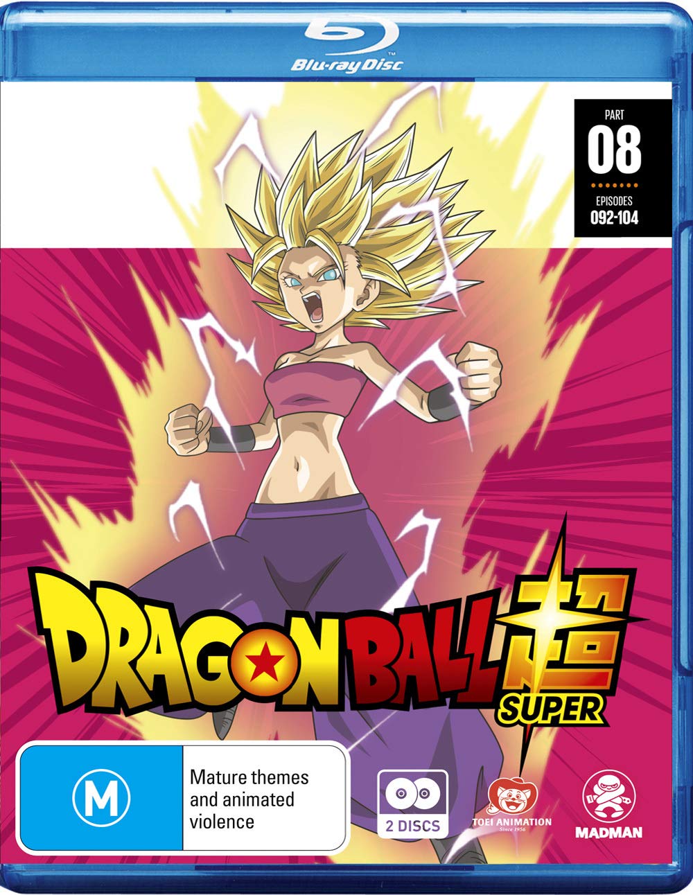 Dragon Ball Super Part 8 | Episodes 92-104 Blu-ray | Anime | NON-USA Format | Region B Import - Australia