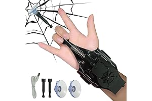 Spider Web Shooter Toys - [Electric Reel-in] Web Shooters with Light & Sound Effect