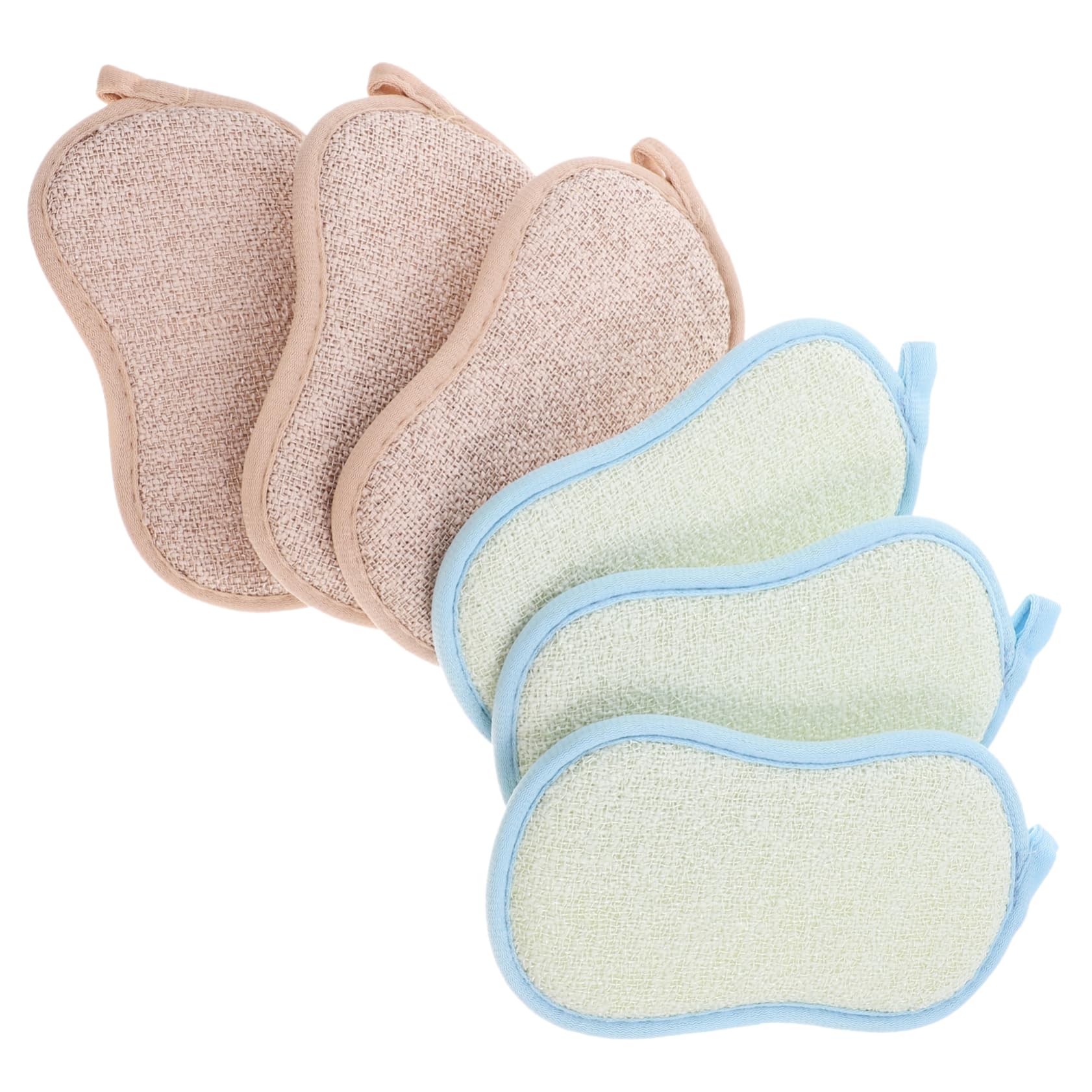 BESTYASH 5 Set Salviette Magiche Per Lavare I Piatti E Le Pentole Lavaggio Spugna Abrasiva Spugne Cucina Comoda Spugna Wok Spugna Wok Compatta Fibra Di Bamboo 6 Pezzi*5