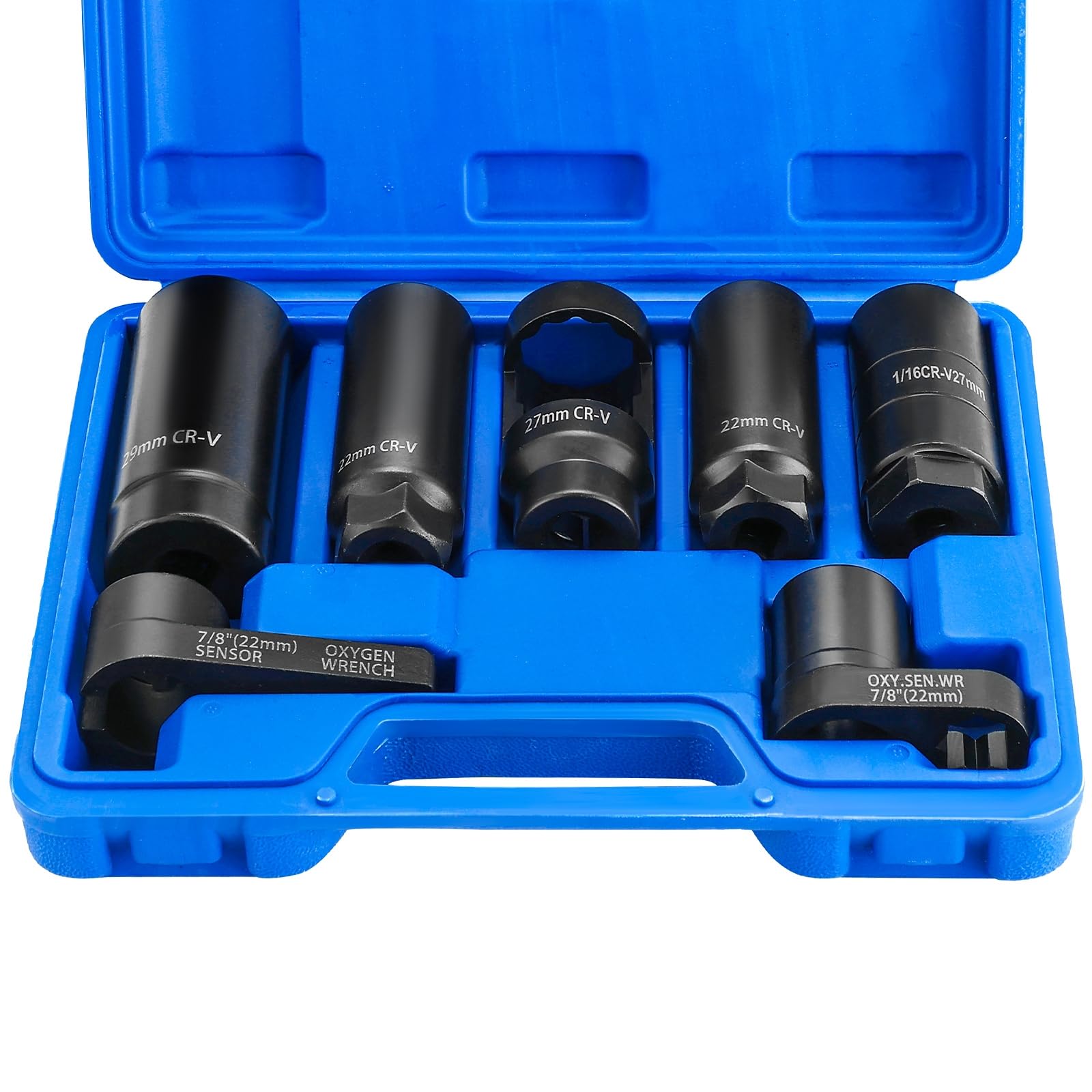 DASBET 7pcs O2 Oxygen Sensor & Oil Pressure Sending Unit Master Sensor Socket Set