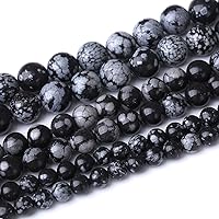 Vista 10 de 45 cuentas de piedra calcedonia verde natural de 0.315 pulgadas (0.315 in) para hacer joyas, pulseras, collares y fabricación de joyas, 15 pulgadas