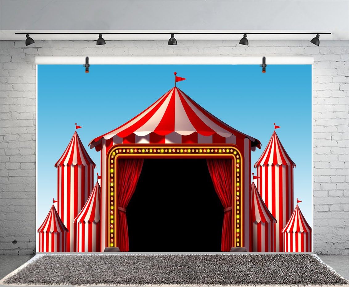 Bіg Sаlе LFEEY 10x8ft Circus Photo Backdrop Red Tent Carnival Photography Background Vinyl Baby Kids Birthday Party Banner Customized Photo Booth Prop Baby Photocall Hоttеѕt Sаlе LFEEY 10x8ft Circus Photo Backdrop Red Tent Carnival Photography Background Vinyl Baby Kids Birthday Party Banner Customized Photo Booth Prop Baby Photocall