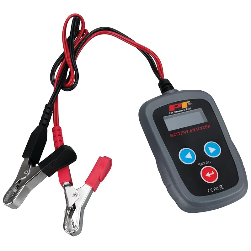 Performance Tool W2998 Analisador Digital Portátil de Bateria, Sistema de Carga e Partida 12 V