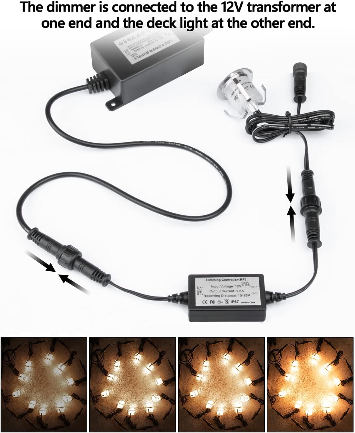 HIBOITEC LED Deck Lights Remote Dimmer - Image 4