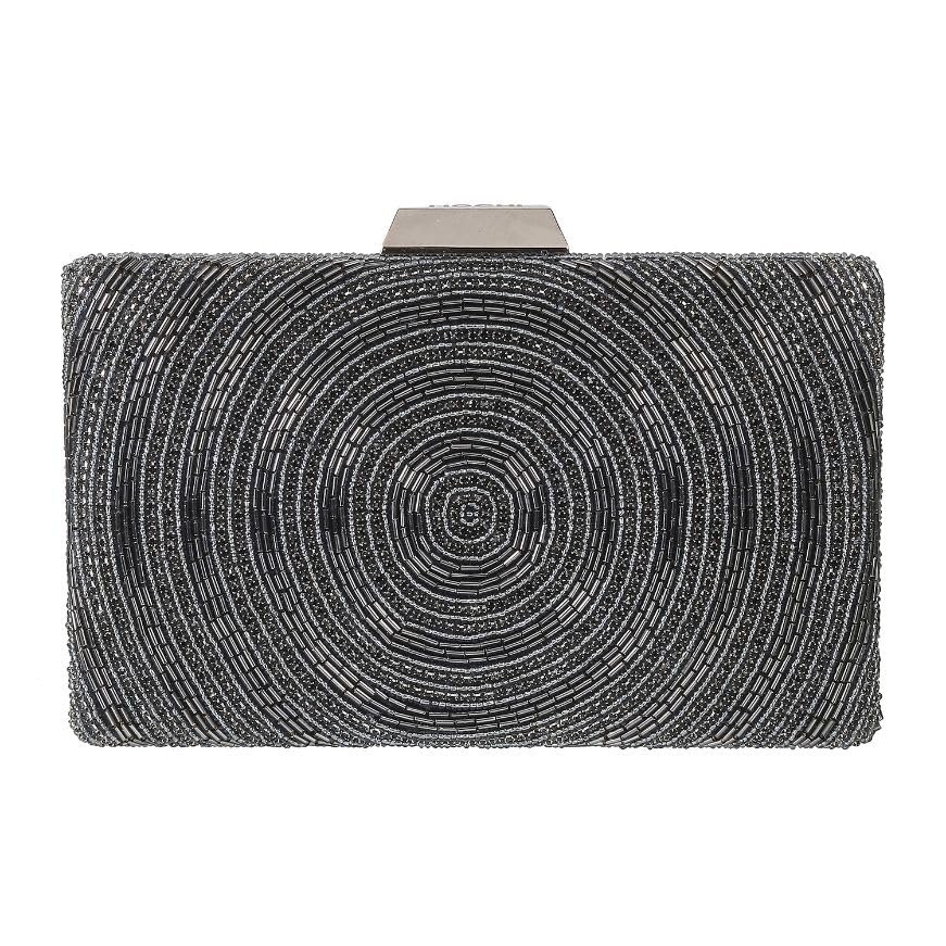 Mochi Gun Metal Premium Work Secure Button Closure Party Clutch For Women (38-35) (B0C7VWP5XZ) Amazon Price History, Amazon Price Tracker