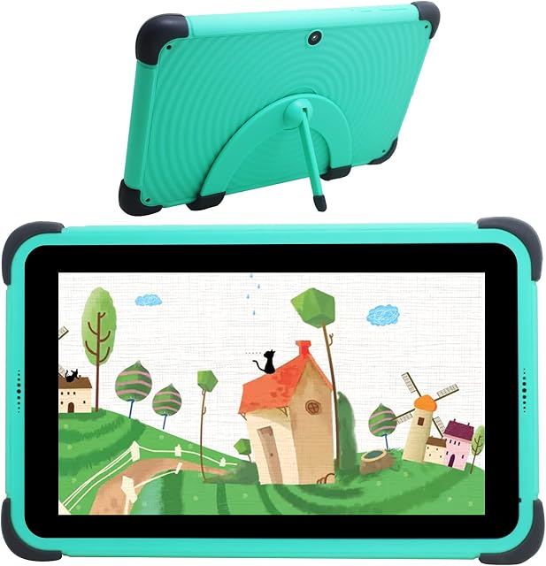 CWOWDEFU Kids Tablet 7 inch Android 11 Tablet for kids Children Tablet 2GB RAM 32GB WiFi Tablet Learning Tablets Best Gifts for Kids (Green)