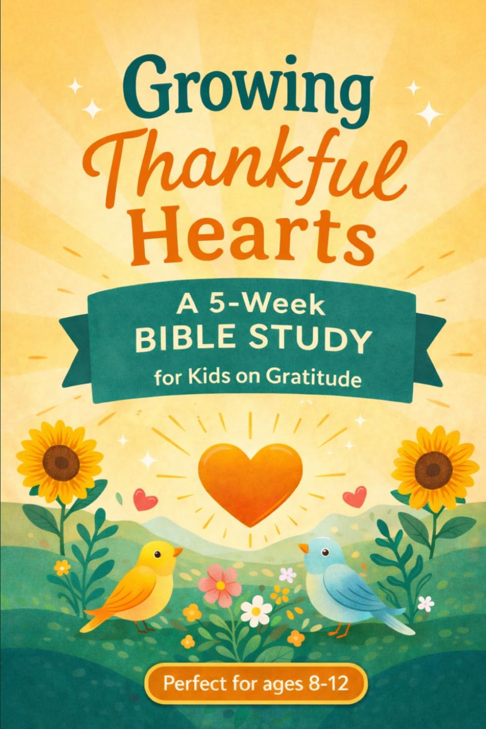 Growing Thankful Hearts: A 5-Week Bible Study for Kids on Gratitude