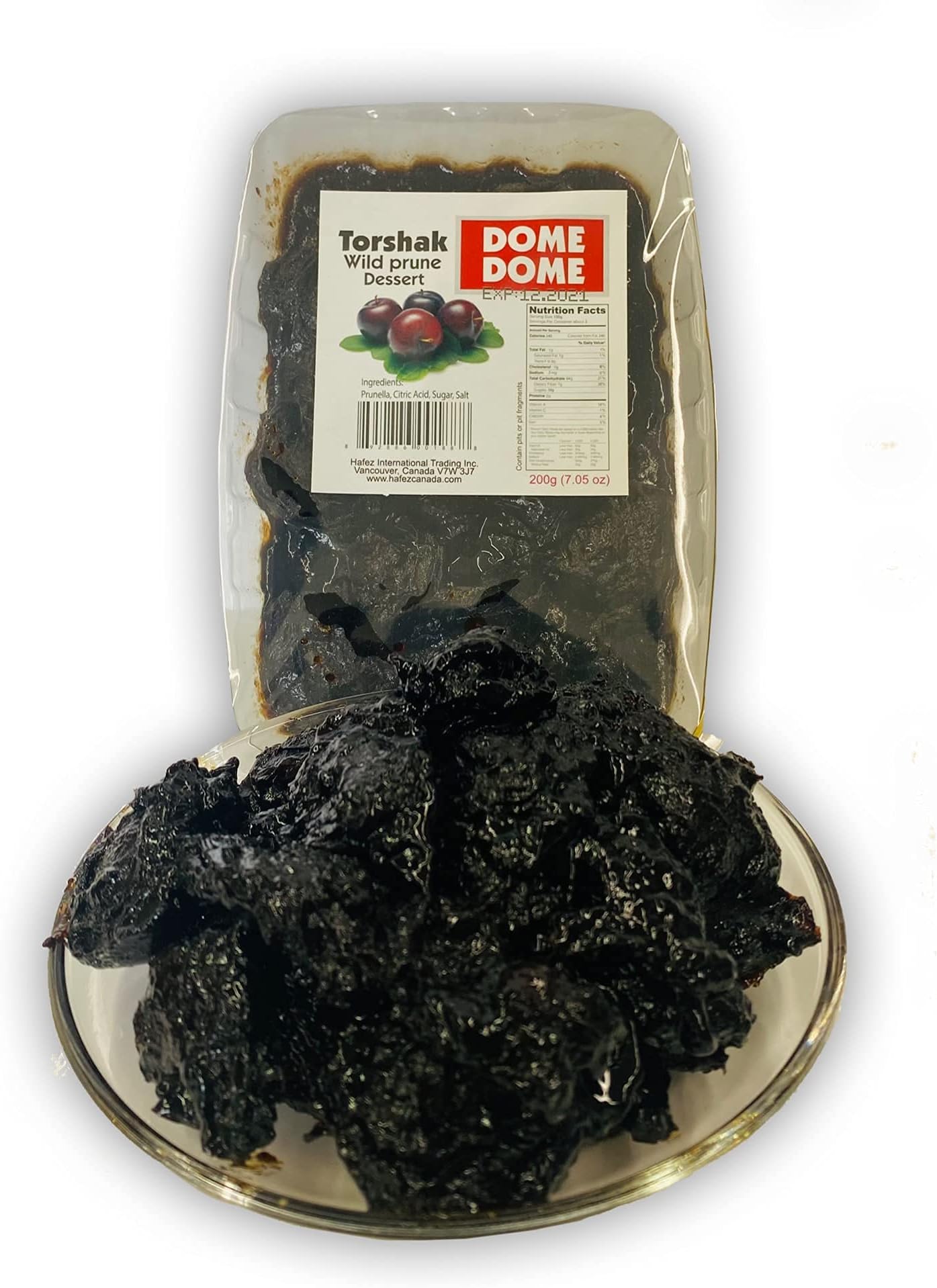 Dome Dome Sour Plums َAloo - Delicious, Sour torsh and Mouthwatering Pack of 2 | ترشک آلو | آلوچه | lavashak