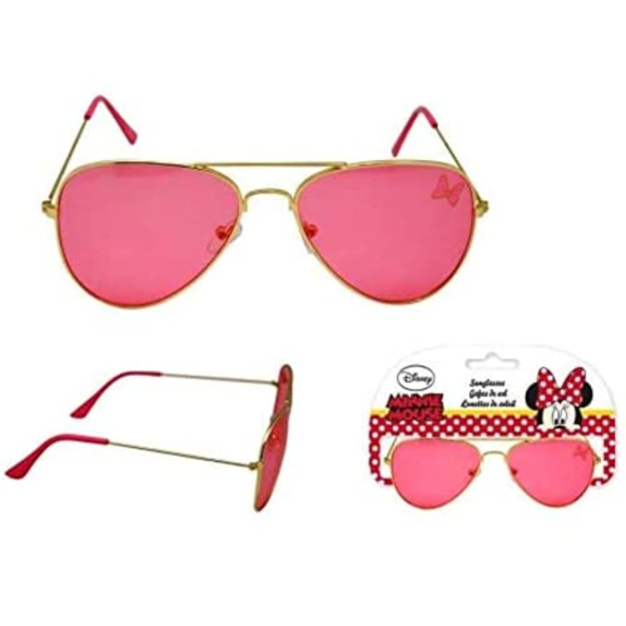 Disney Minnie Mouse Premium Metal Sunglasses Mountaineering, Climbing and Trekking Children, Youth Unisex, Multicolour (Multi-Colour), One Size