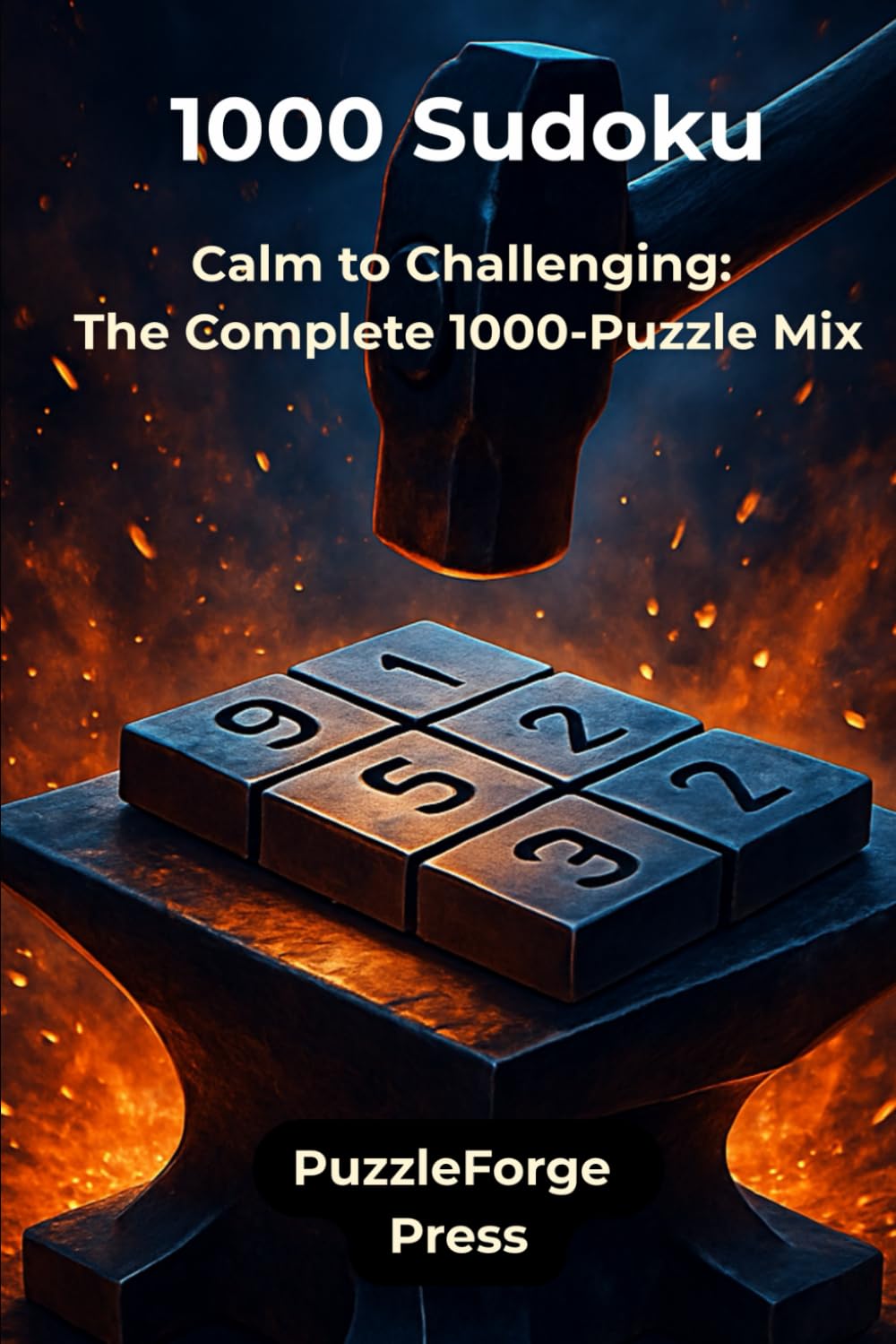 1000 Sudoku: Calm to Challenging: The Complete 1000-Puzzle Mix (PuzzleForge™ Mixed Sudoku Forge Series – Variety Brain Training Puzzles)