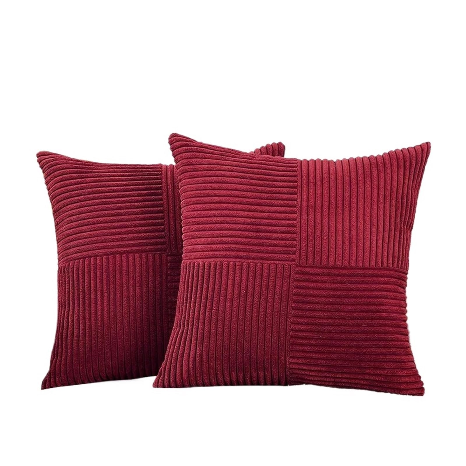 Housse de coussin en velours côtelé de qualité supérieure