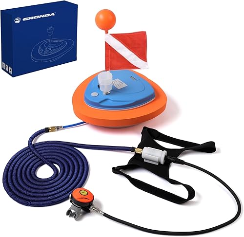 Sistema de buceo sin tanque con ventilador de buceo mejorado base, tanque de buceo recargable portátil, compresor de aire impermeable, juguetes de