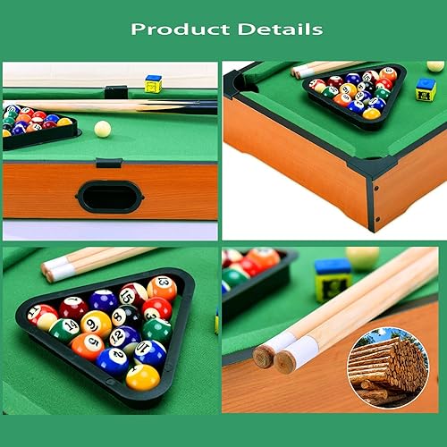 Miniatura 2 de Mini mesa de billar para niños, mesa de billar pequeña, juguete de mesa de billar para gato, regalo para niños, juguete de mesa de billar para gatos