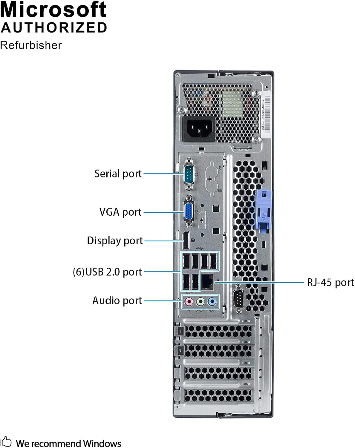 Lenovo Think Center M81 SFF Desktop Computer, Intel Quad Core I5-2400 3.1GHz up to 3.4GHz, 12GB DDR3 RAM, 2TB HDD, DVD, WIFI, BT 4.0, HDMI, VGA, Display port, W10P64 (Renewed)