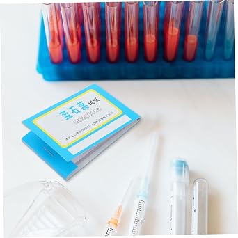 Ciieeo Universal Indicator Paper to Determine a Solution Is for Teachers and Students Acid Test Paper Strips 5 Packs of 400 Sheets White No Color Chart Needed for Experiment Supplies