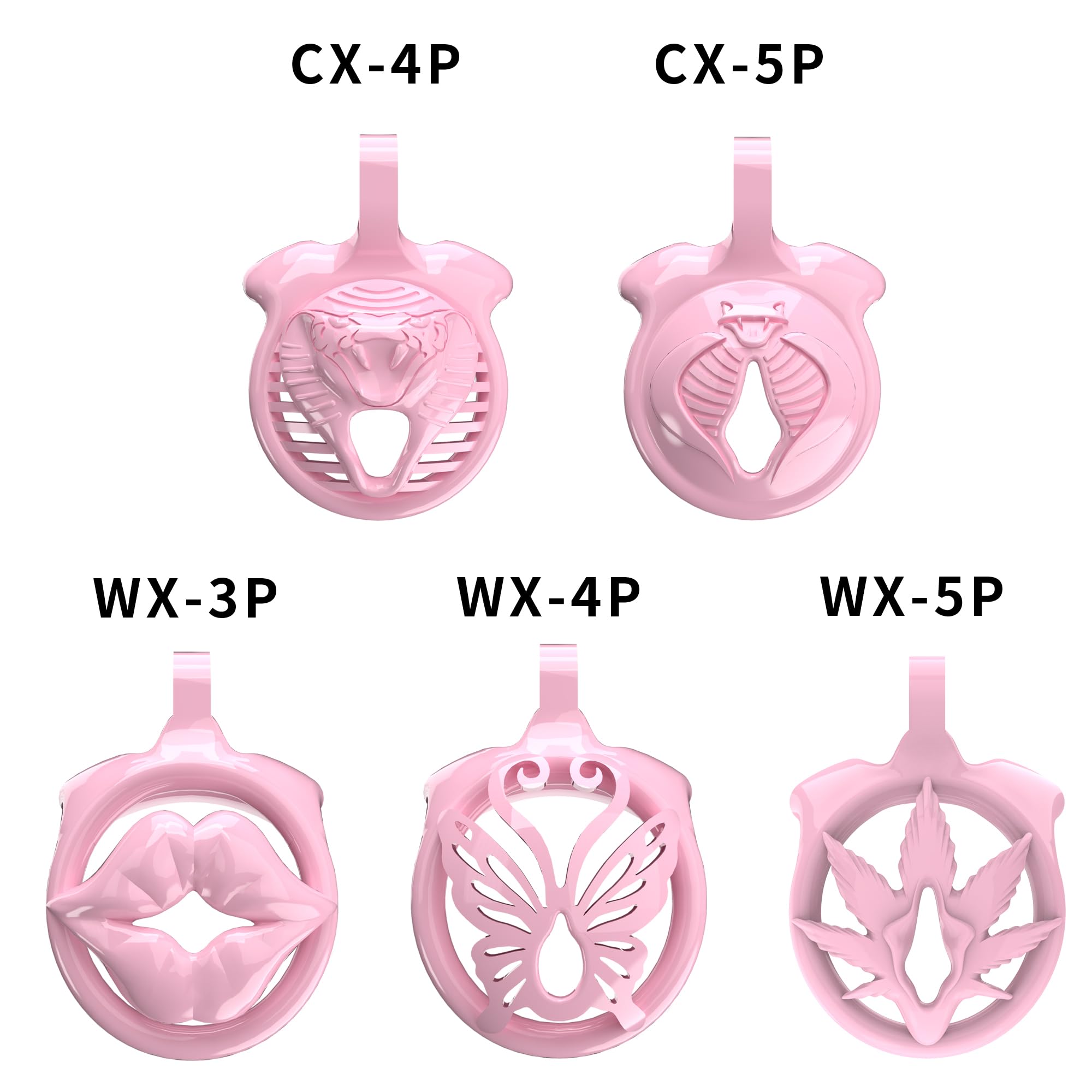 Gabbia Inversa In Resina Rosa Per Fitness - 4 Misure Di Anelli Di Sospensione, Multifunzionale - Foto 3