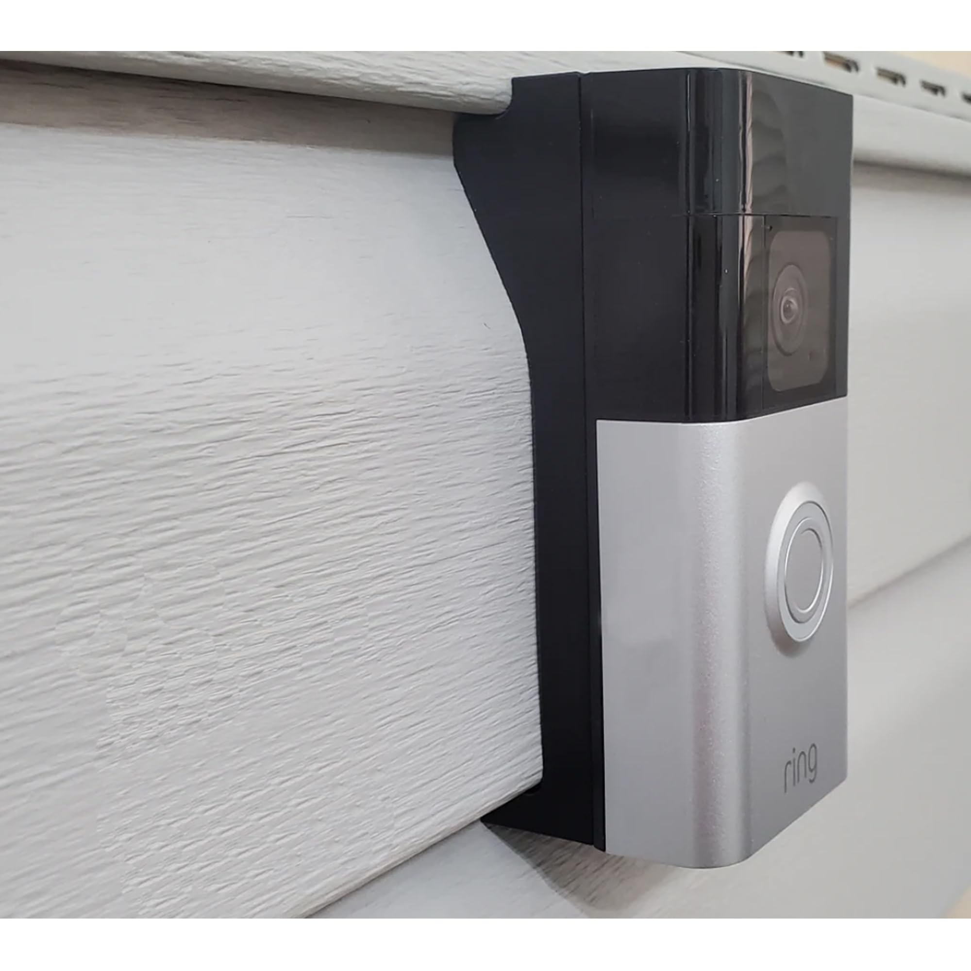 Dutch Lap 4.5 Siding Mounting Bracket Wedge Compatible with Ring Battery Doorbell (Newest Model) & Ring 2nd Gen 3D. Printed UV Resistant