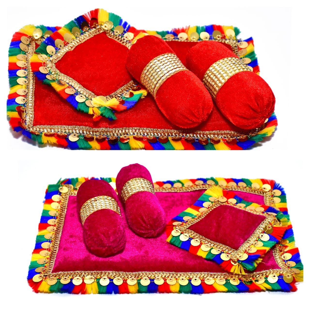Laddu Gopal Bedding Set - Royal Velvet Design -1