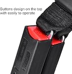 Jolik Baby Car Seat Strap Connector for Latch or Isofix, Car Booster Seat Strap with Strong Tooth, 8 Times Sewing Car Seat Safety Strap