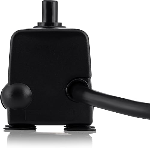 Miniatura 11 de Alpine Corporation Outdoor Decor Power Head Pump 120 GPH para grandes fuentes, estanques y bebederos para pájaros