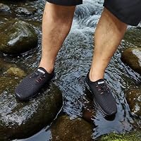 DOUSSPRT Men's Water Shoes Quick Drying Sports Aqua Shoes(Allblack) — image 2