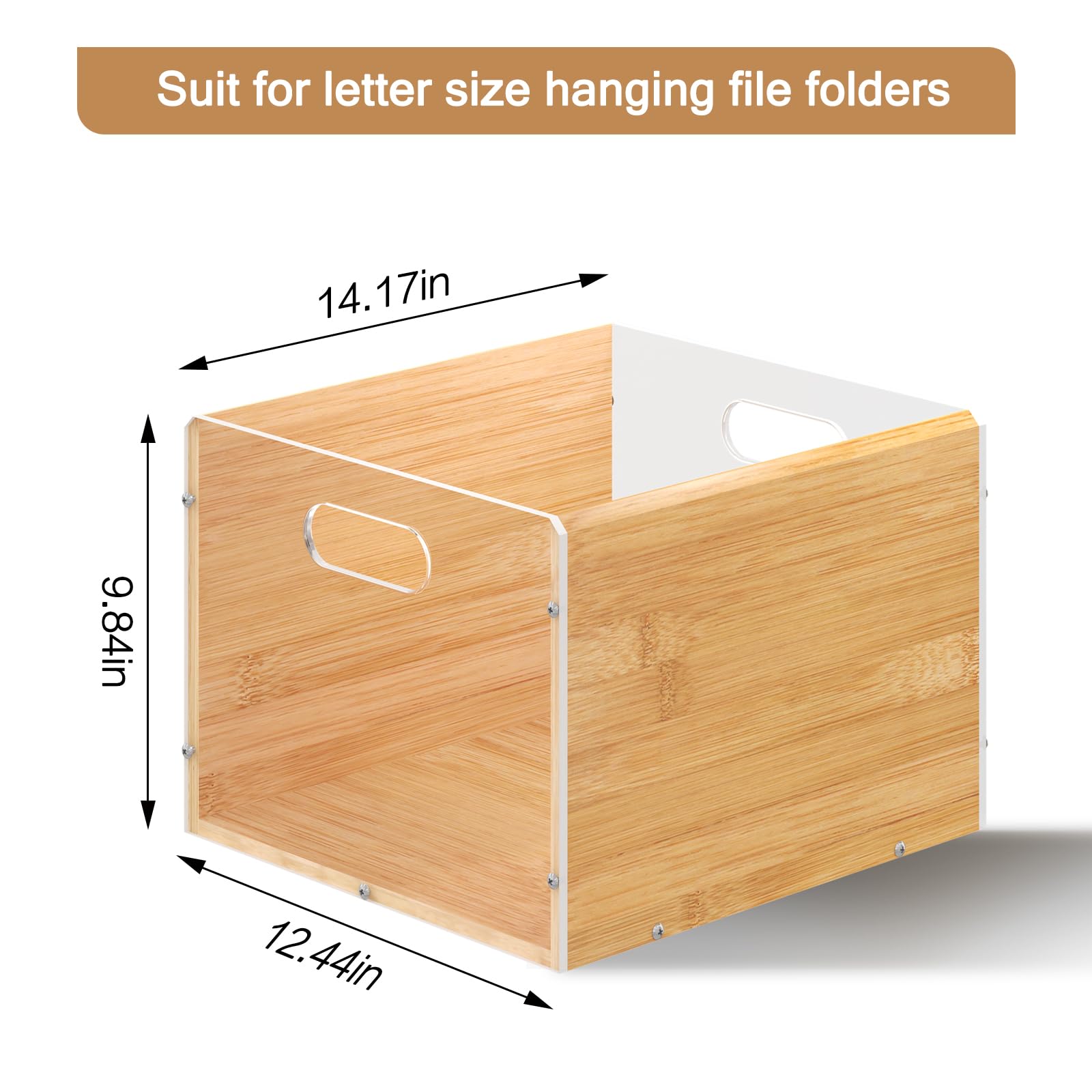 Amazon.com : Sbanmao Hanging File Organizer, Clear Acrylic File