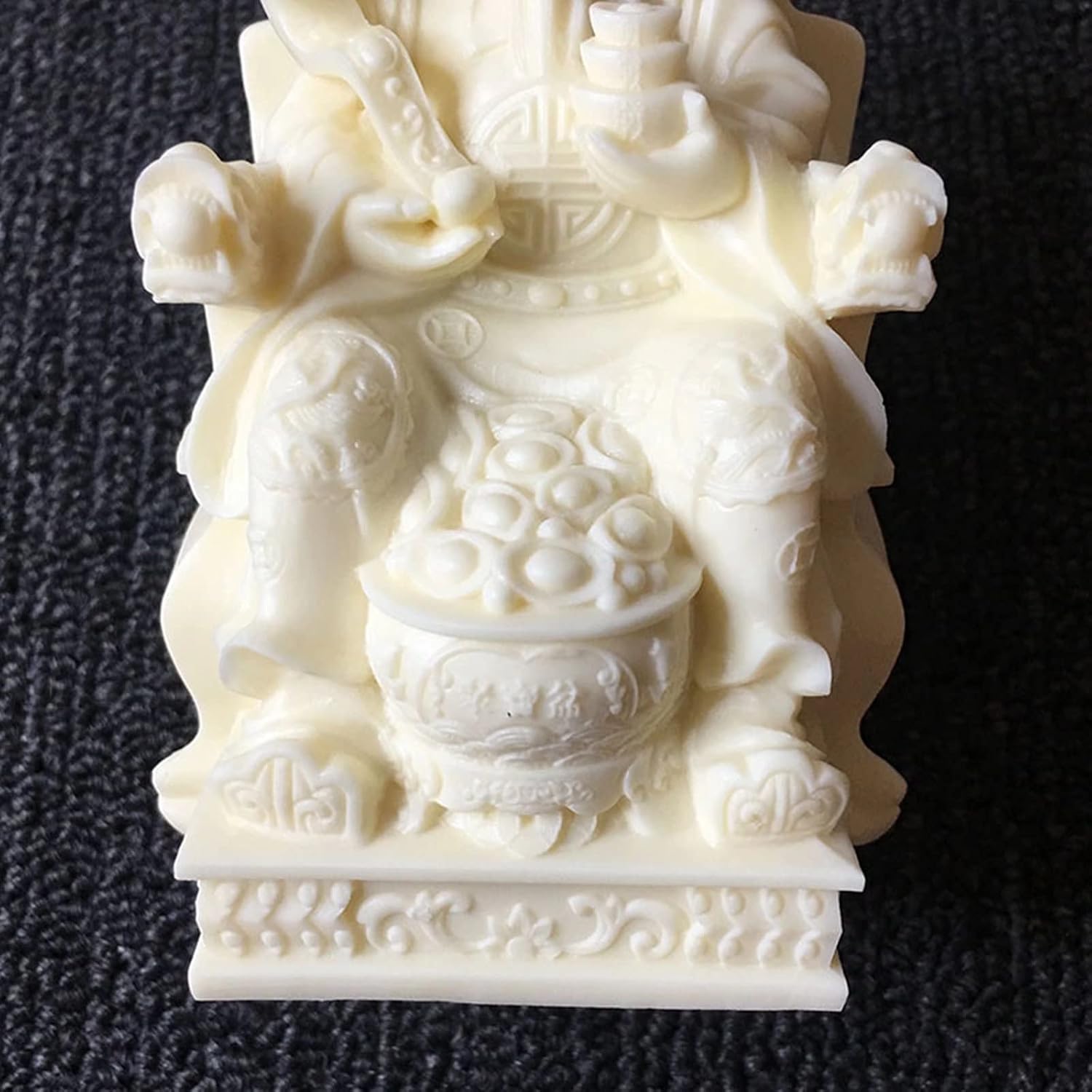 Feng Shui God of Wealth Statue, Caishen Statue for Home Office Store Shop Decor, Chinese New Year Gift