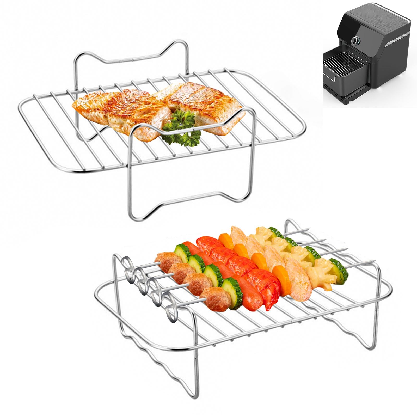 FRIGGITRICE AD ARIA Da Forno Griglia Della Griglie Per Barbecue Friggitricecad EUR 19,95