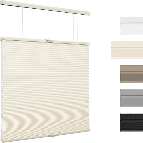 Miniatura 1 de Persianas celulares de color a juego, de arriba hacia arriba, filtro de luz de privacidad, sin cables, de arriba hacia abajo, abajo hacia arriba,