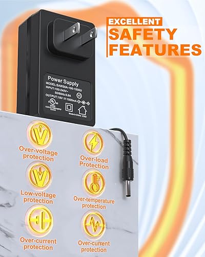 Miniatura 3 de MARBERO Adaptador de 19 V CACC Cable de alimentación compatible con MARBERO M82 M82MAX M822 M822MAX M87 M88 M168 Generador solar Batería de litio