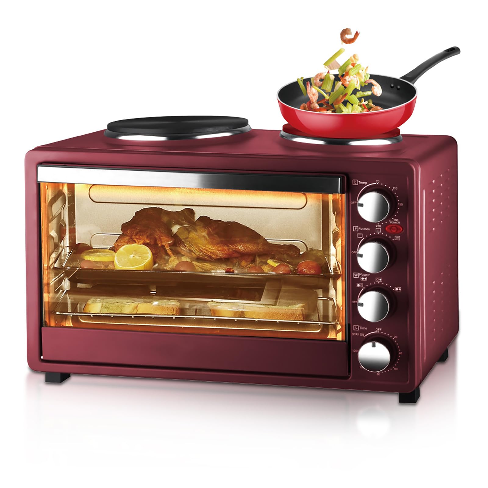 Four combiné 40L évitez le manque de place avec ce cuiseur 1200W