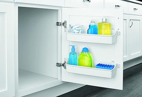 Miniatura 2 de Bandejas de almacenamiento de puerta de polímero de 7 7/8 " de ancho almendra