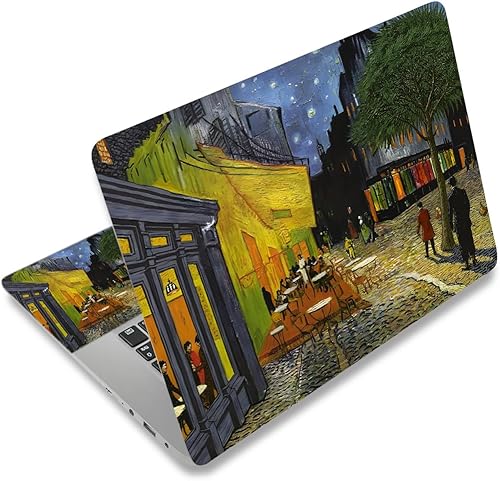 Miniatura 197 de Adhesivo para laptop de 12.1-15.6 pulgadas, calcomanía reutilizable universal de vinilo para laptop, protector de arte impermeable en color panal