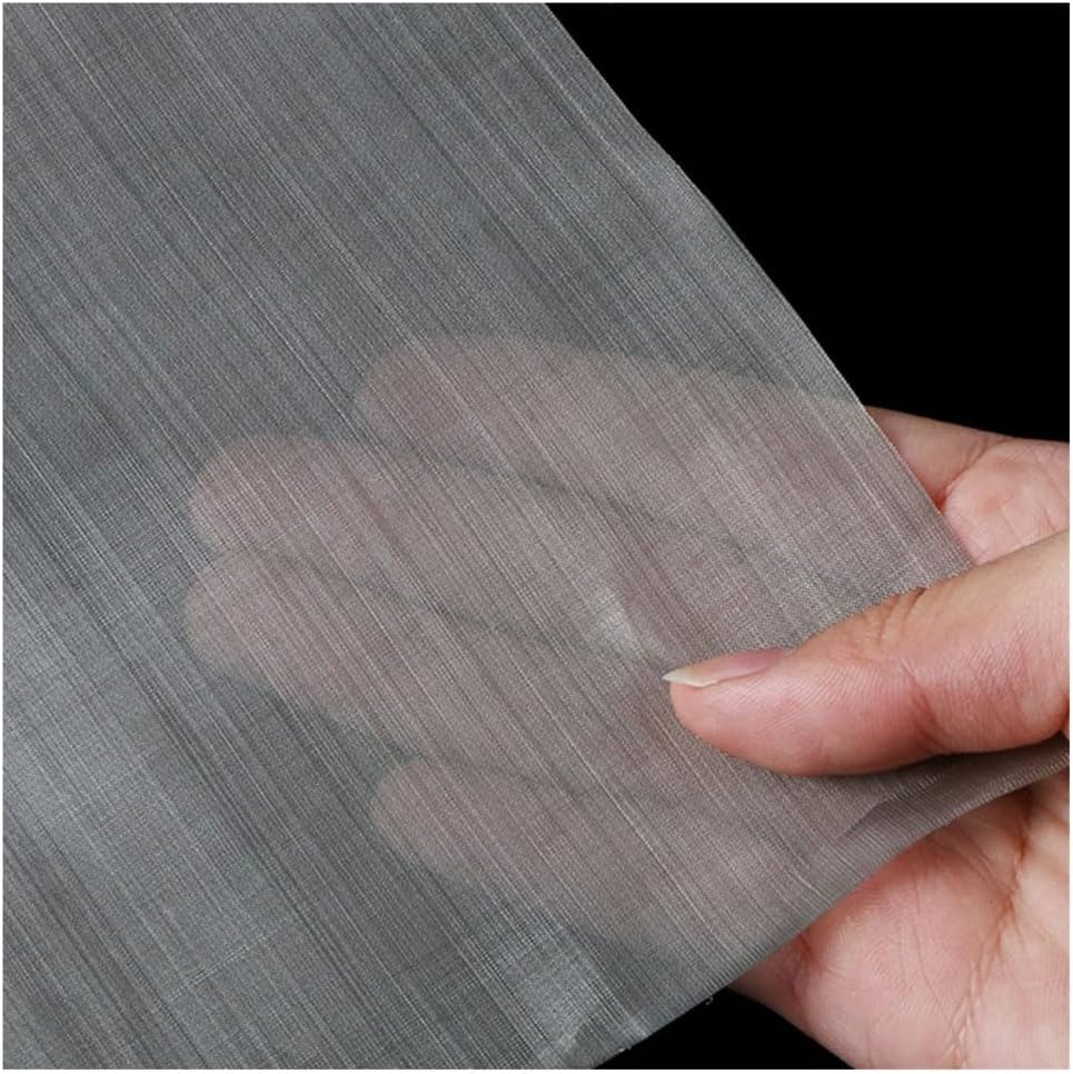 MRYBD 304 Stainless Steel Woven Wire Mesh, 200 Mesh Very Fine Stainless Steel Woven Wire Tear Resistant Metal Mesh Screen for Home Kitchen Commercial Filter Screen Sheet Filtration Cloth 1x10m
