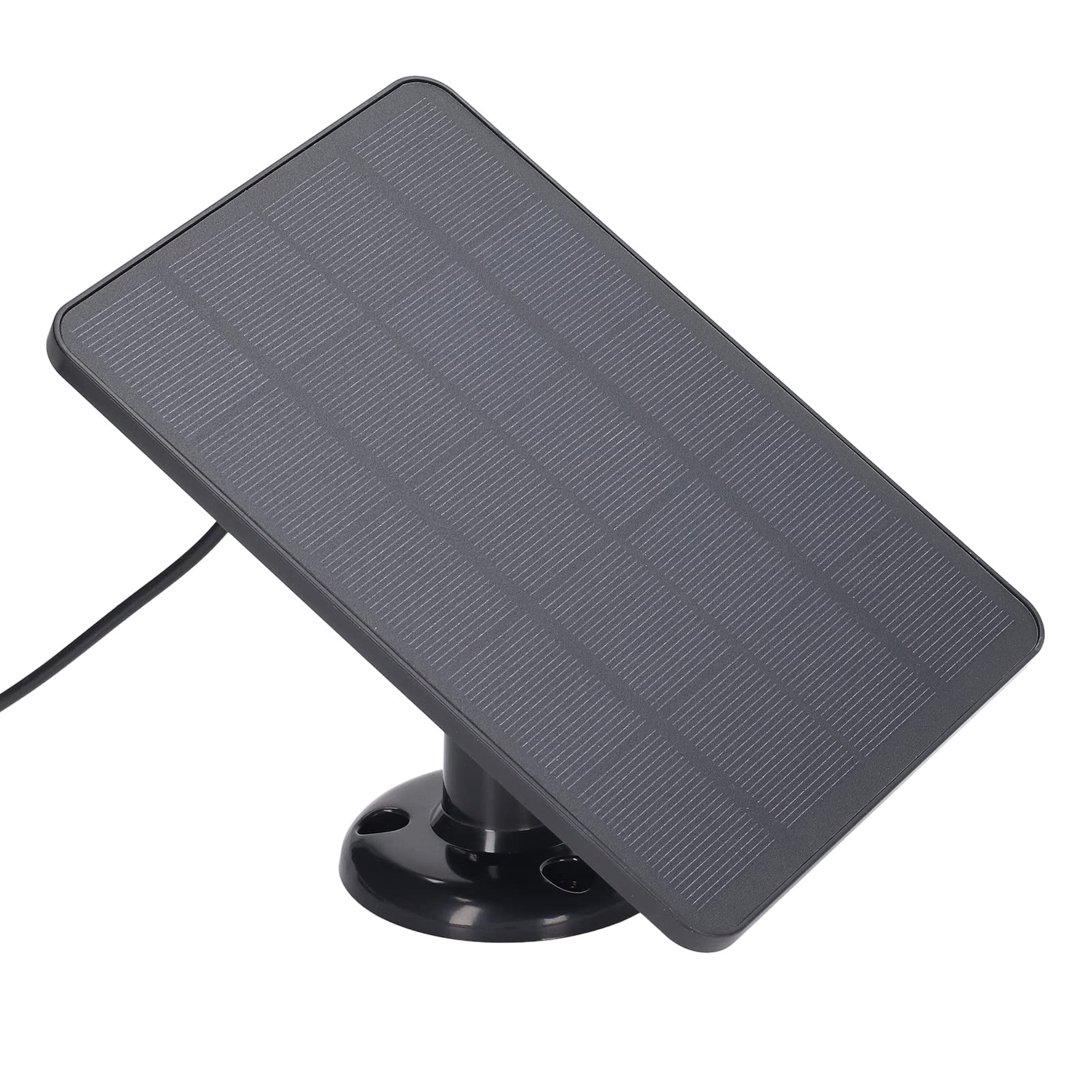 Kit panneau solaire 10 W, chargeur micro USB monocristallin haute efficacité, alimentation portable pour camping-car, ABS noir, 1 unité