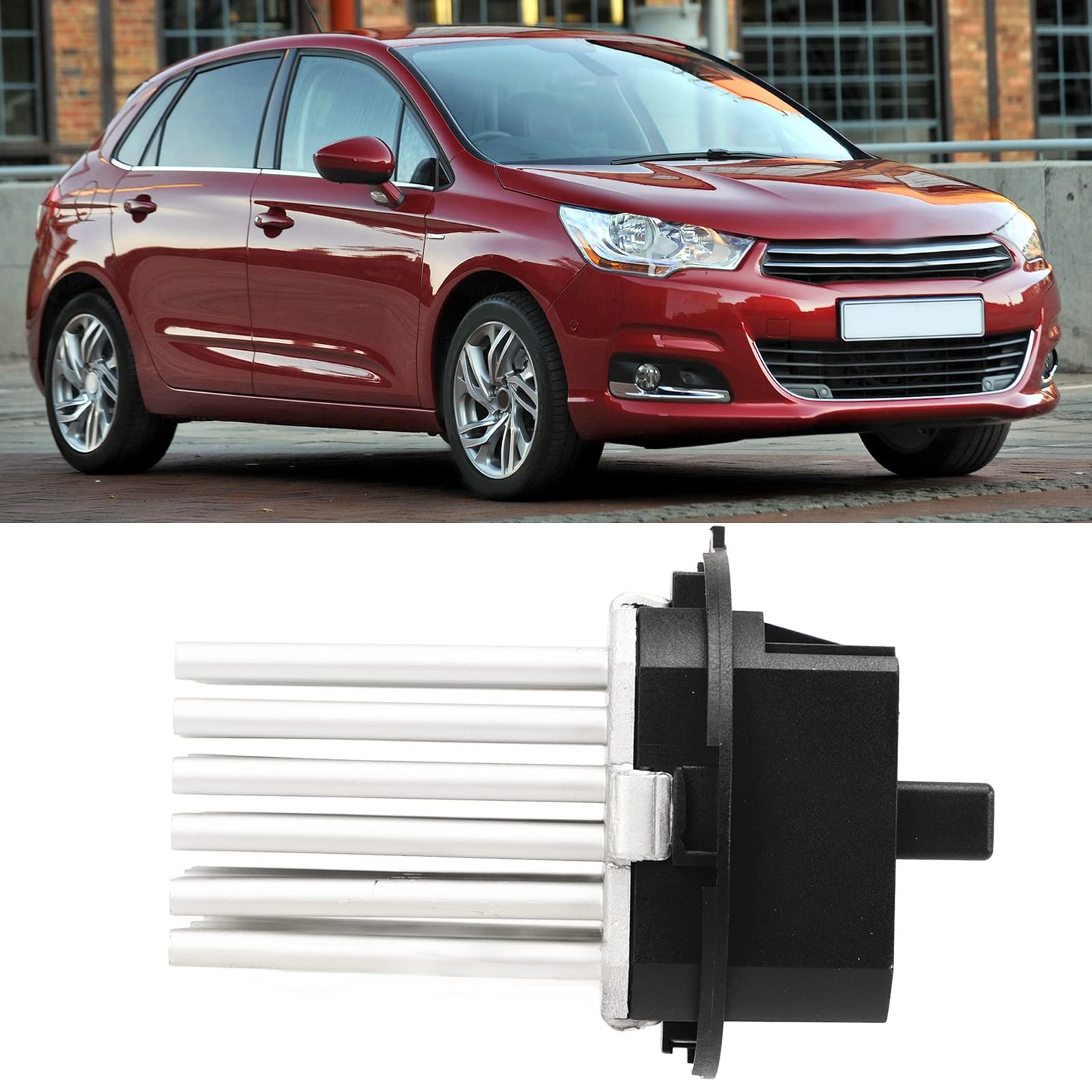 Resistencia del Soplador 665128 Control de Velocidad Preciso Material Duradero Adecuado para Automóviles C3 C4 C5 DS3