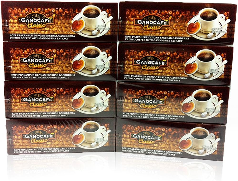 8 Boxes - Ganocafe Classic By Gano Excel USA Inc. - 30 Packets, Ganoderma Healthy Coffee