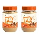 PBPow Pure Peanut Butter Powder | 100% Peanuts, Unsweetened, Unsalted, Gluten Free, No GMO | 80% Less Fat | Healthy Snacking For Kids, After Gym, Breakfast| 244g Protein in 454g Pack Of 2 gallery image