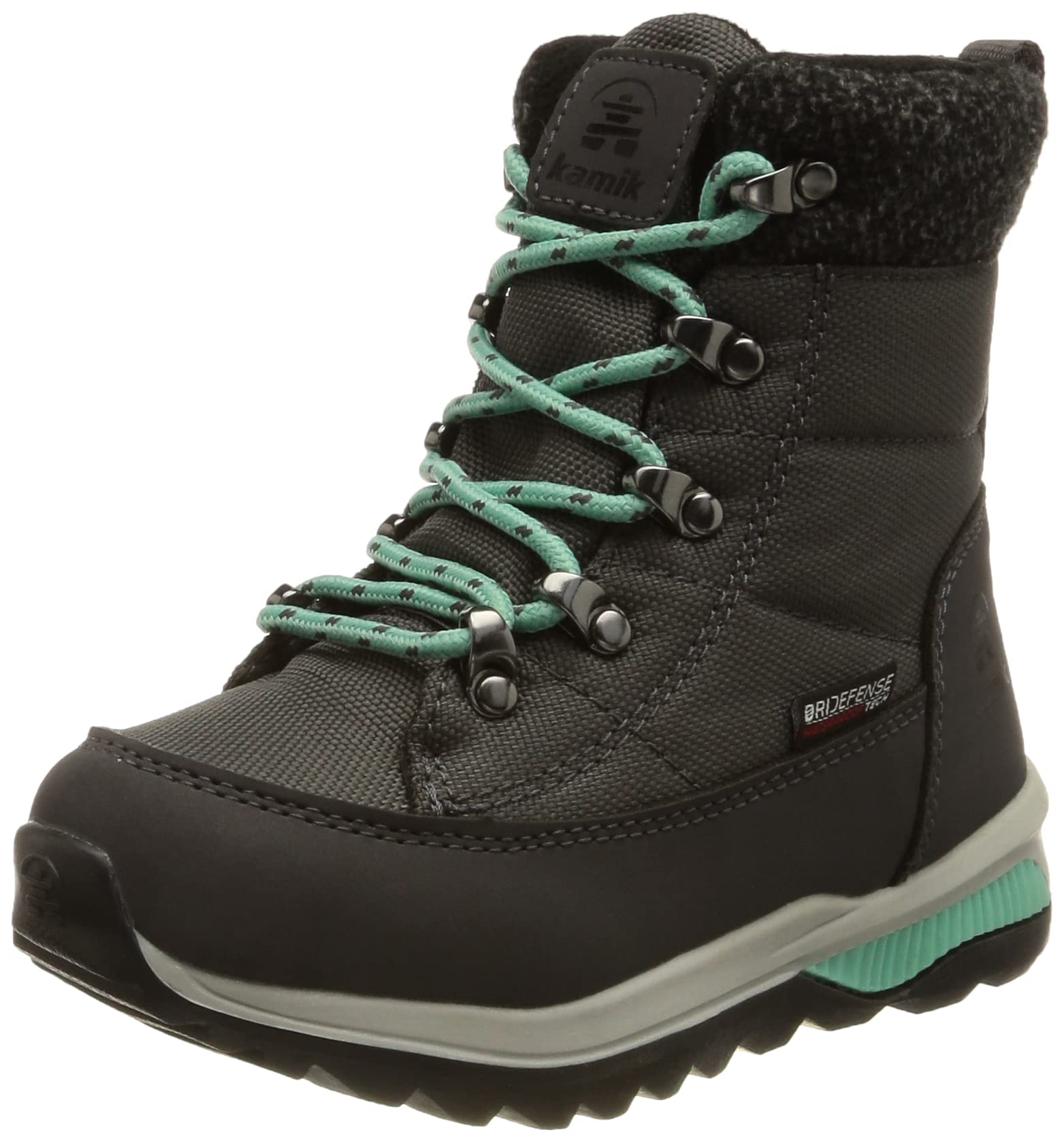 Kamik Unisex Children's Owl Winter Boots, charcoal, 3.5 UK