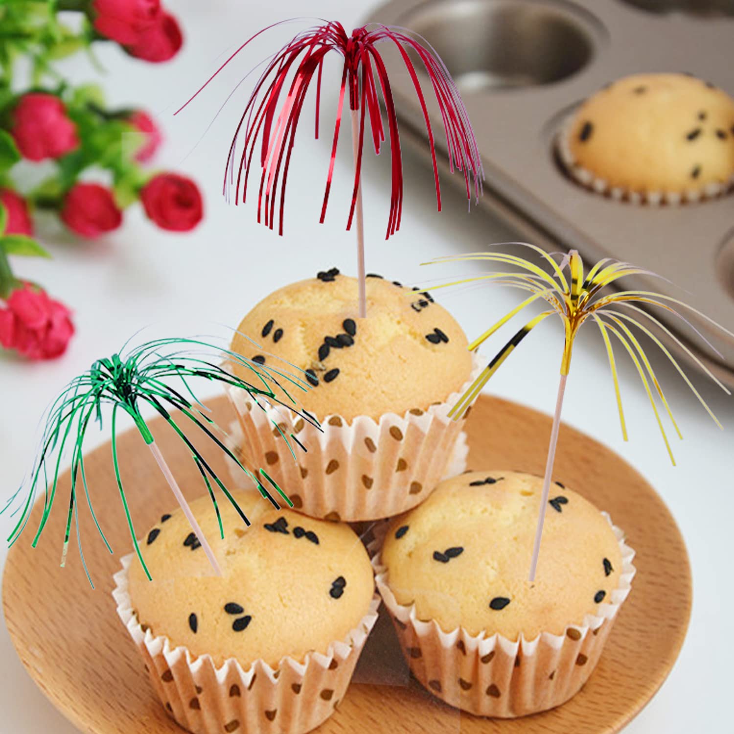 Bastoncini Da Cocktail 100 Pezzi Bastoncini Da Cocktail Colorati Decorazione Spiedini Da Cocktail Stuzzicadenti Da Cocktail Per Frutta Cupcakes Decorazioni Per Bar Feste Di Matrimonio Multicolore
