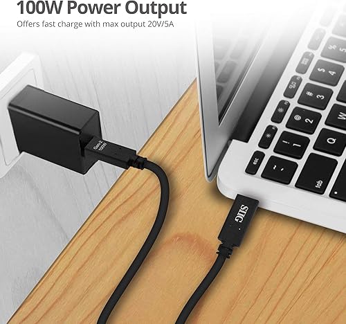 Miniatura 4 de SIIG Cable USB 3.1 tipo C Gen 2 4K60Hz 100W PD 10Gbps USB-IF certificado Thunderbolt 3 puerto compatible con MacBook Pro y otros dispositivos tipo