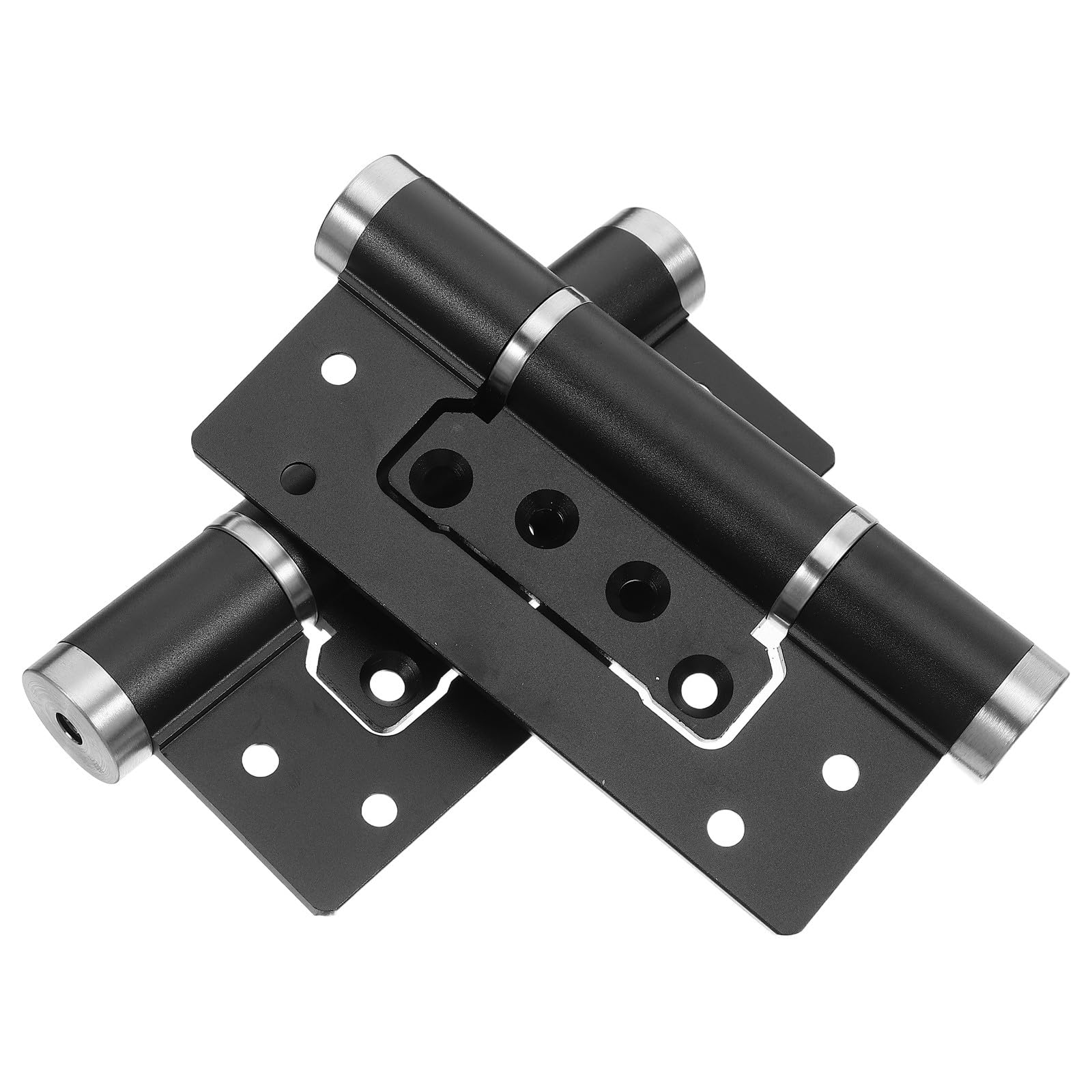 Charnières hydrauliques invisibles haut de gamme en aluminium noir anti-rouille pour coffre