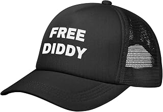 Free Diddy Freediddy Baseball Cap Curved Brim Snapback Hat Mesh Sun Trucker Hat for Men Women