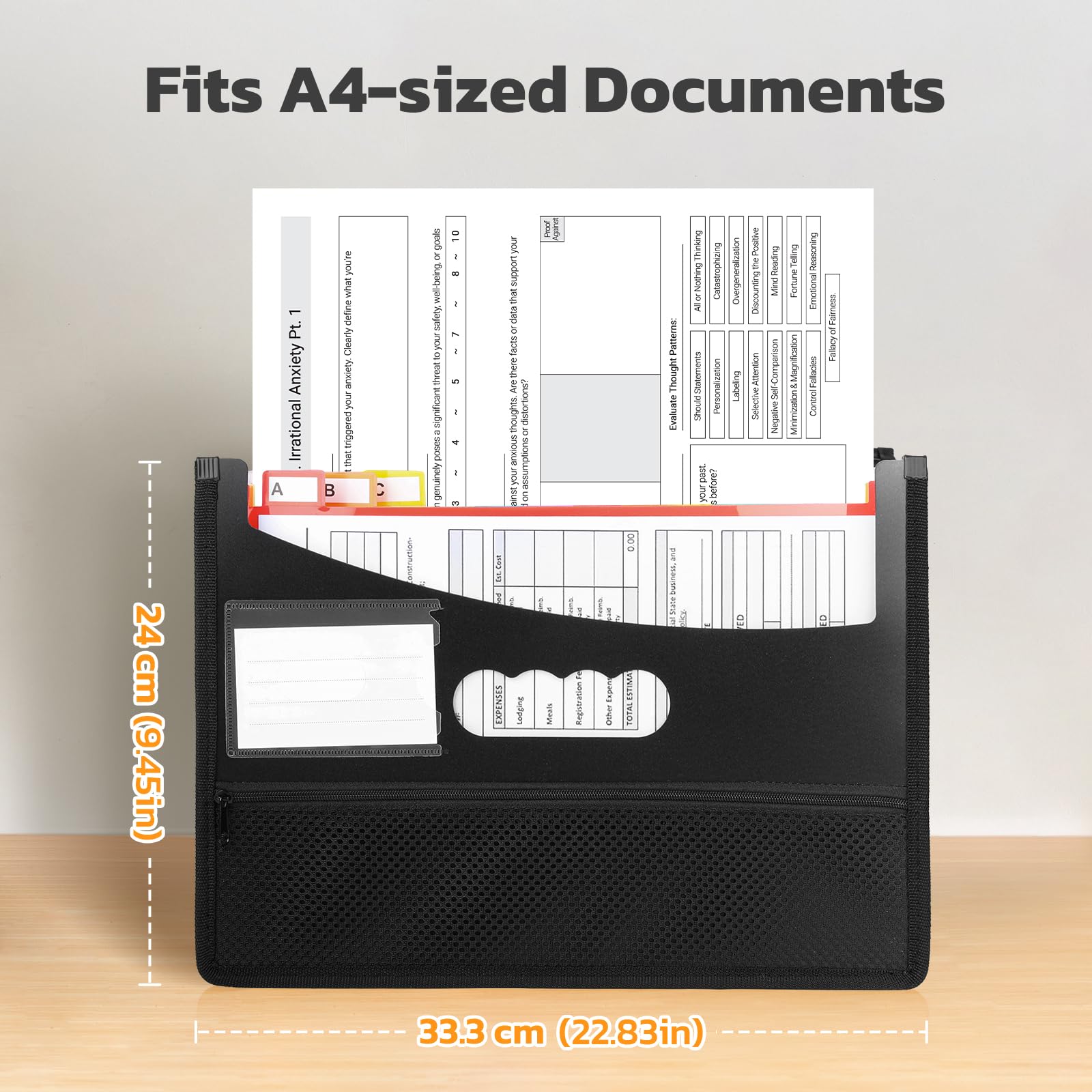 Trieur Document, Range Document à 25 Compartiments Pour