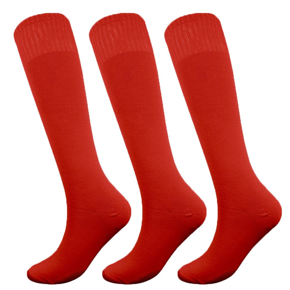 Fitliva Knee High Long Sports Socks Unisex Multicolor 3/6/12 Pairs